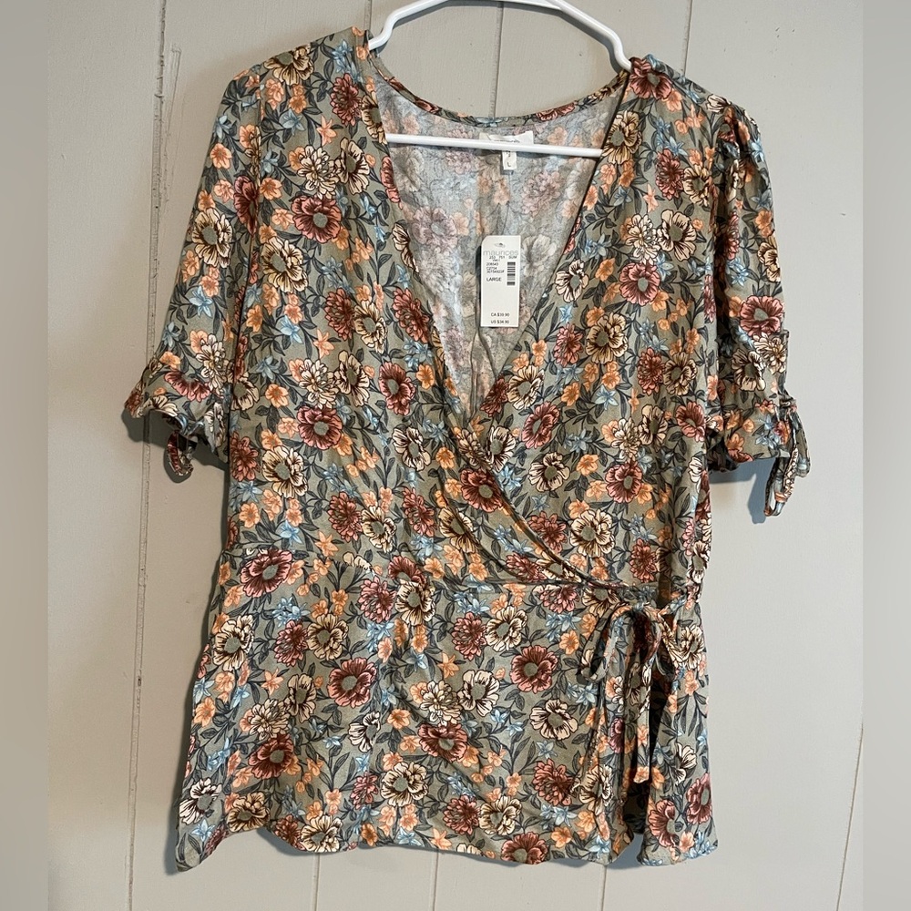 Brand New Maurices Peplum Top